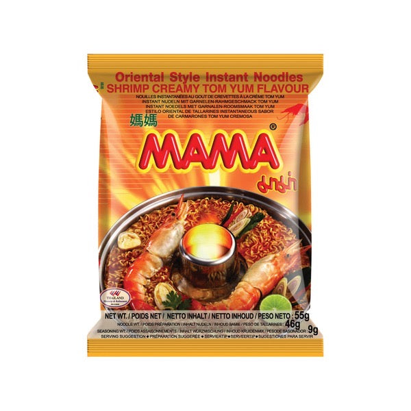 MAMA Nudeln Garnelen-Rahm Tom Yum มาม่า ต้มยำกุ้ง น้ำข้น