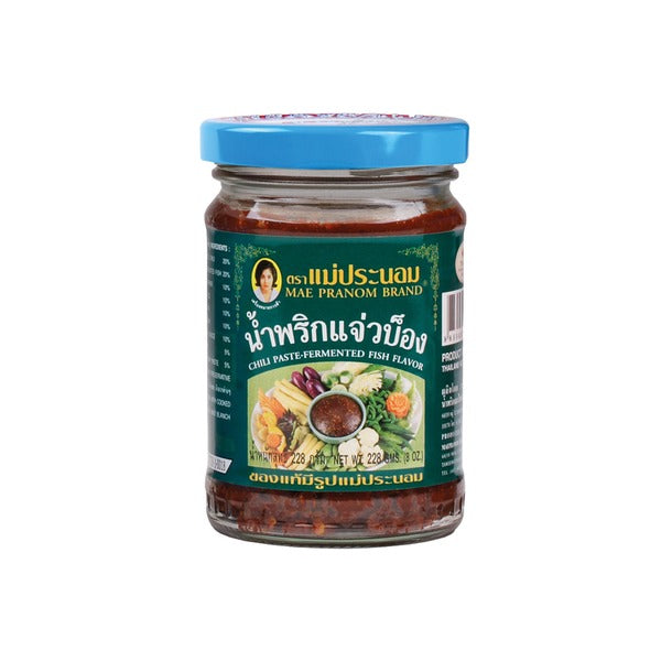 Chili paste fish 228g น้ำพริกแจ่วบ็อง ตราแม่ประนอม