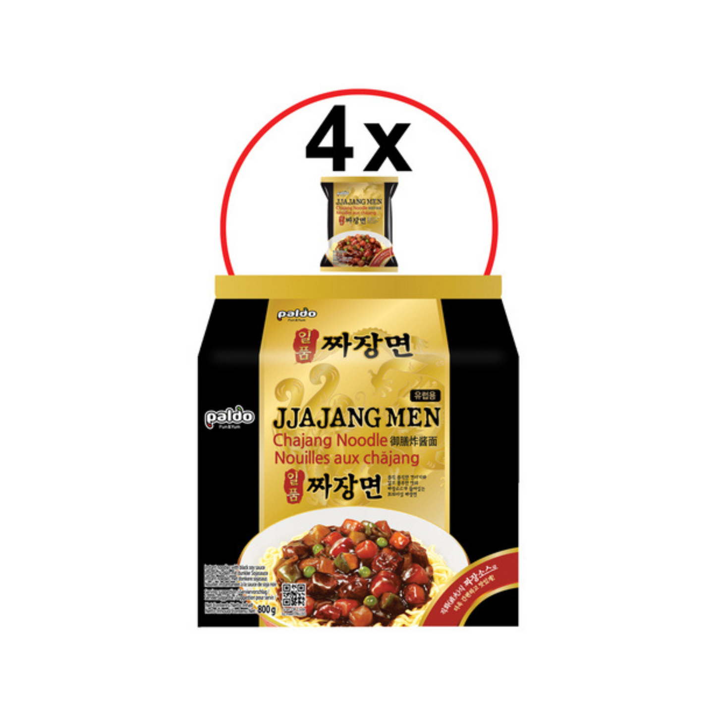Paldo Instant Nudlen Jja Jang Men จาจางเหมี่ยน