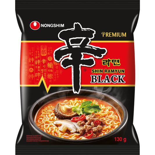 Nongshim Black Instantnudeln Shin Ramyun Schwarz 130g