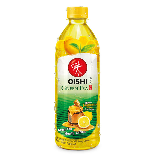 Oishi Grüner Tee Getränk Honig-Zitrone 500 ml - (inkl. 0,25 € Einwegpfand)