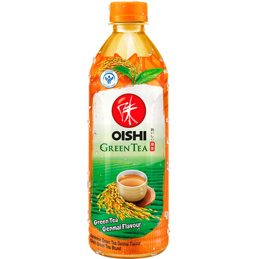Oishi Grüner Tee Getränk Genmai 500 ml - (inkl. 0,25 € Einwegpfand)