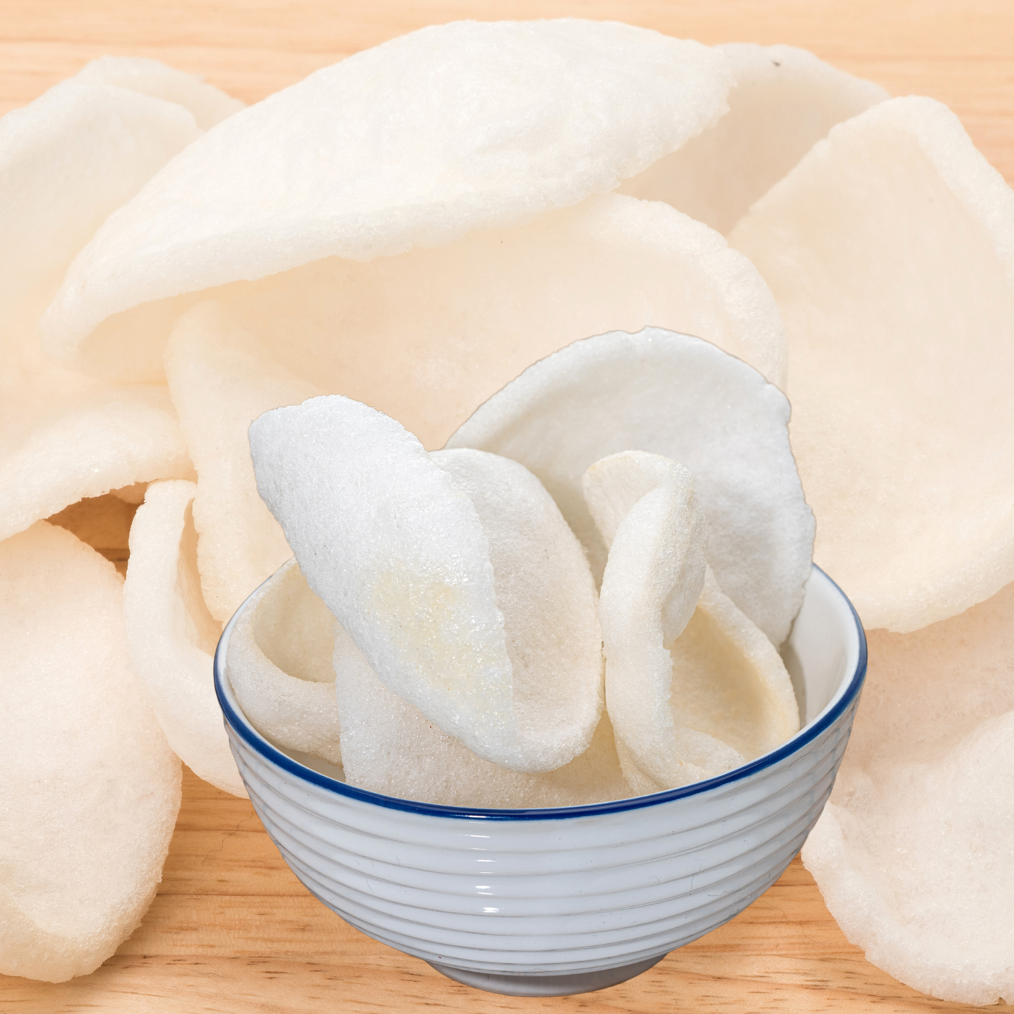 Shrimp Chips (Raw) Sagiang 1 KG ข้าวเกรียบกุ้ง(ดิบ)