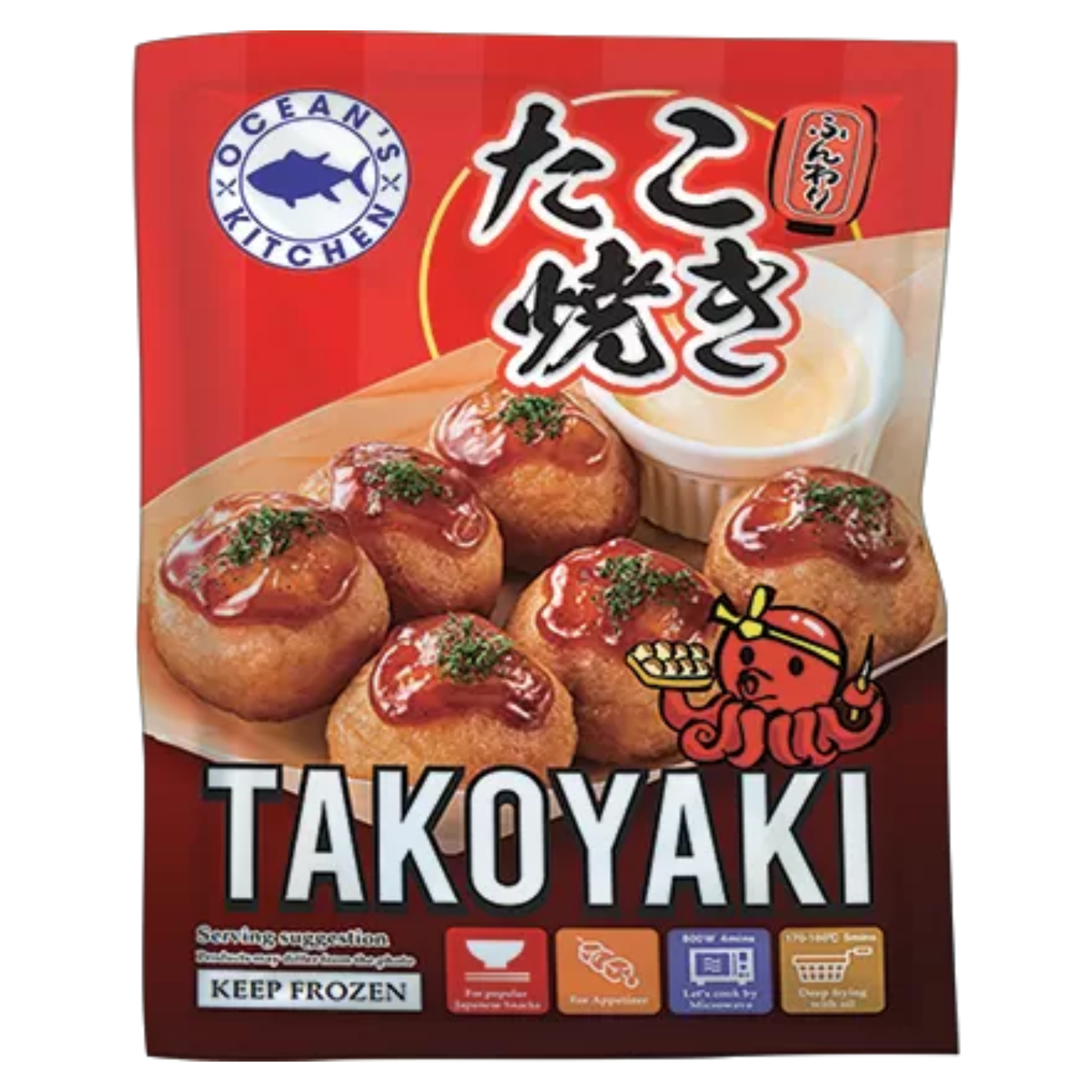 Ocean's Kitchen Takoyaki 500 g (20 Stück à 25 g)