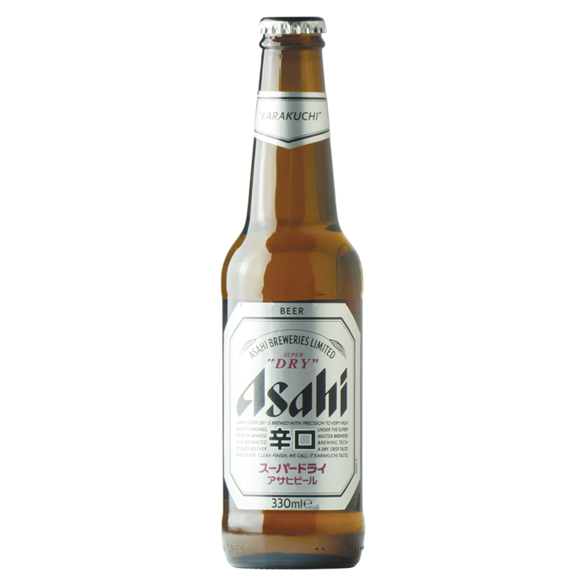 Asahi Bier, 5% vol, Flasche 330 ml