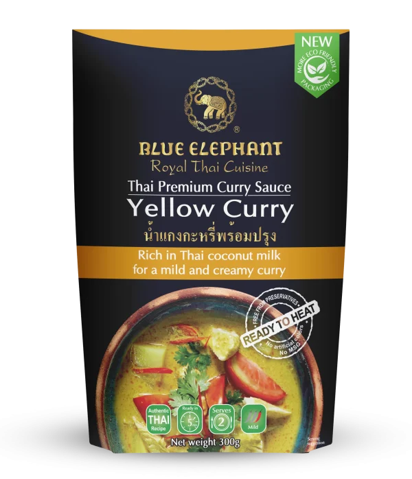 Blue Elephant Thai Premium Ready Kochsauce Gelbe Curry 300 g น้ำแกงกะหรี่ พร้อมปรุง