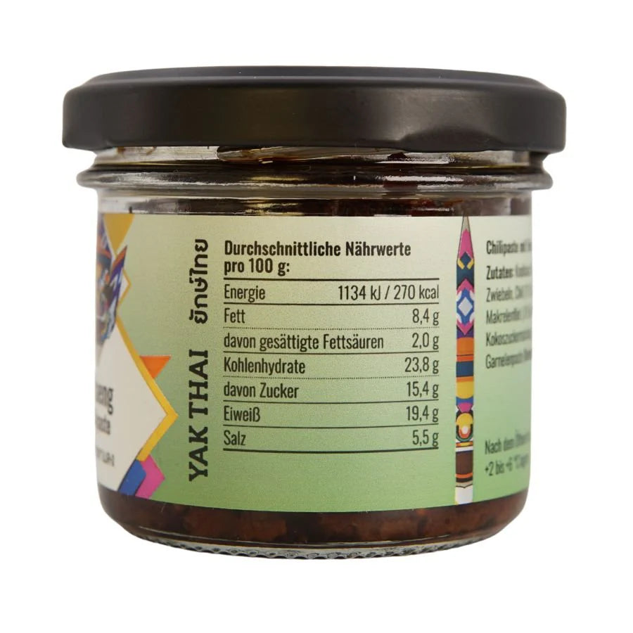 YAK THAI BRAND Thai Chili Paste with Fish Namprik Tadaeng with Mackerel 100 g
