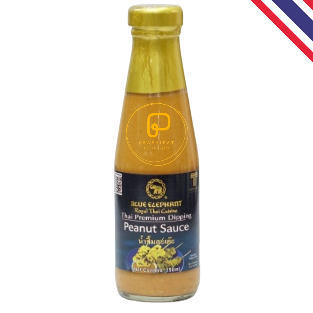 Blue Elephant Erdnusssauce 190 ML ซอสถั่ว น้ำจิ้มสะเต๊ะ สำเร็จรูป