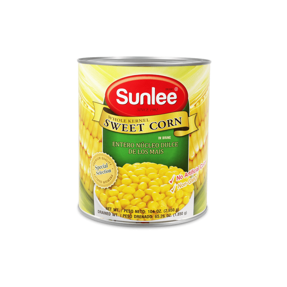 Sunlee – Sweet Corn in Vacuum EO – 340g ข้าวโพดหวาน เมล็ด