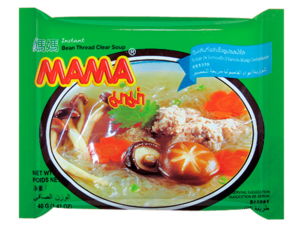 Instant Glasnudeln Klare Suppe - Mama 40 Gram วุ้นเส้น น้ำใส