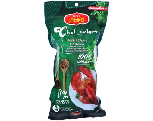 Kaset Bean Vermicelli Chef Select Glass Noodle (Green) 100g วุ้นเส้น ตราเกษตร
