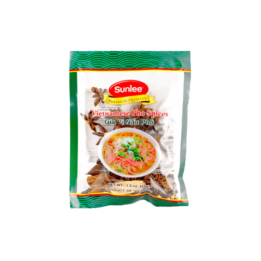 Sunlee – Vietnamese Pho Spices 43 g ชุดสมุนไพร สำหรับ ทำ น้ำซุป ก๋วยเตี๋ยว