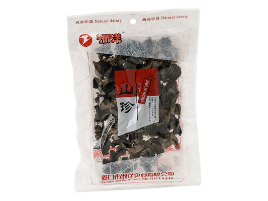 Getrocknete Schwarze Pilze Zhouyang 50 gram เห็ดหูหนูแห้ง