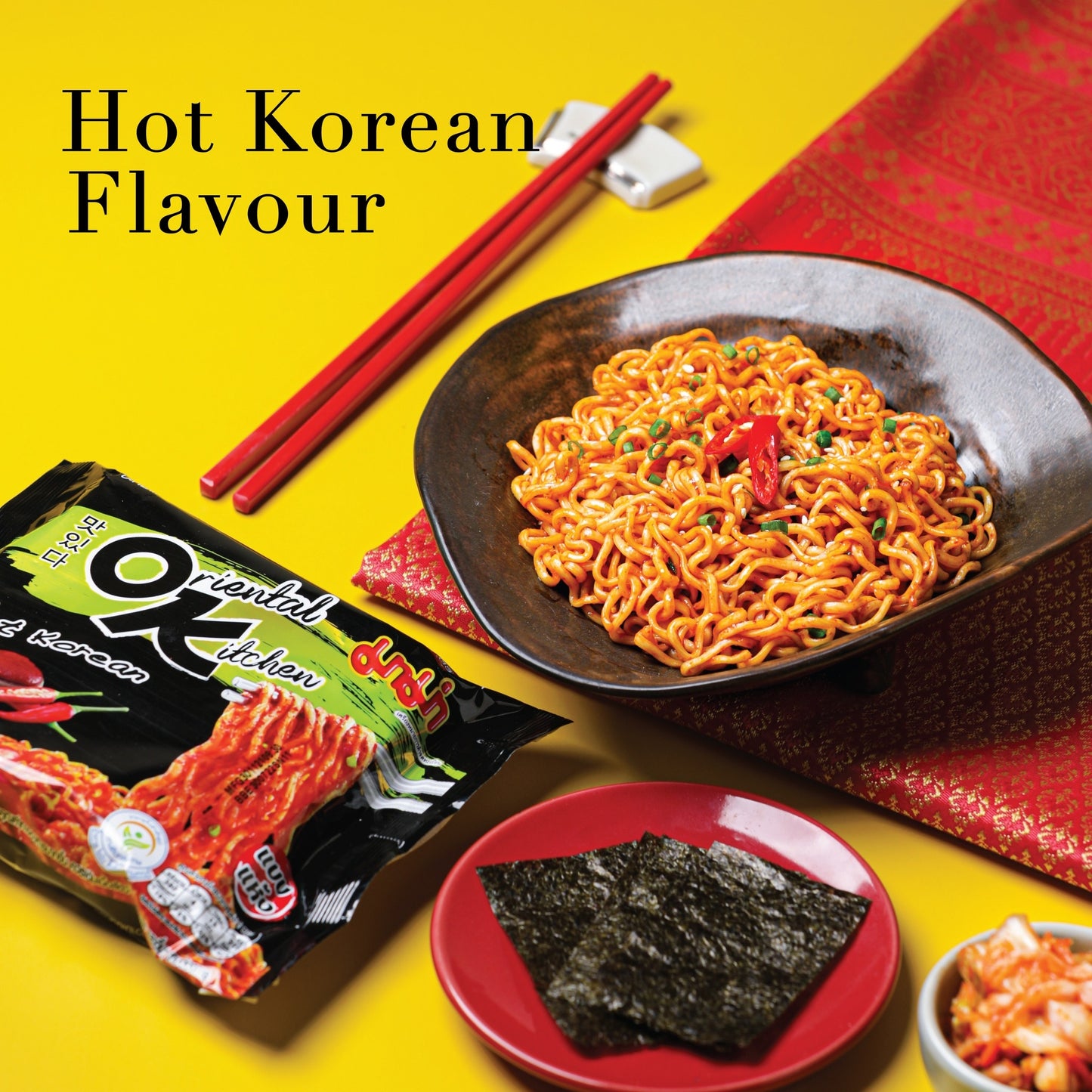 MAMA Oriental Kitchen Instantnudeln Scharf Koreanischer Art 85g