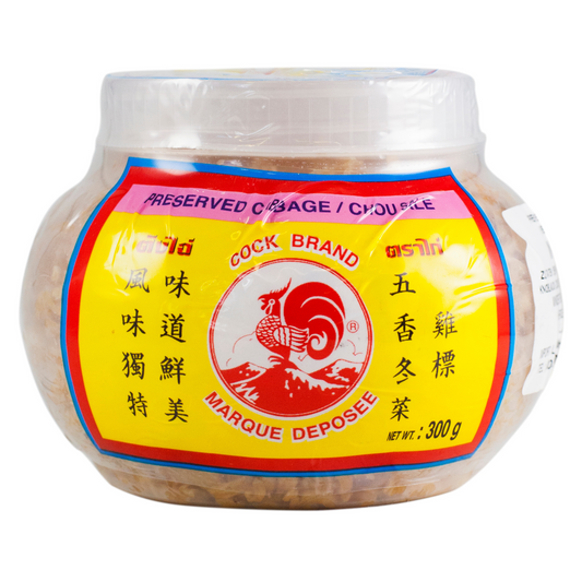 COCK Preserved Cabbage Thongchai 300 gram และข้าวต้ม