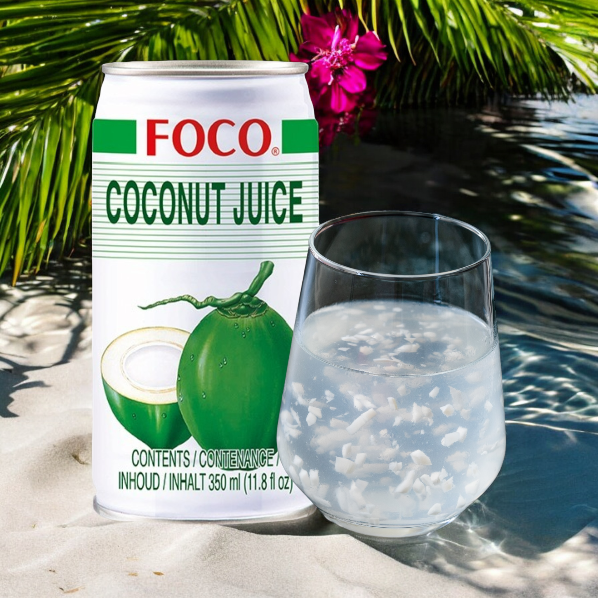 Coconut juice drink, can, (incl. 0.25 € disposable deposit)