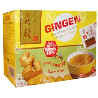 GINGEN Ginger Beverage Honey 12 bags - 216g น้ำขิง