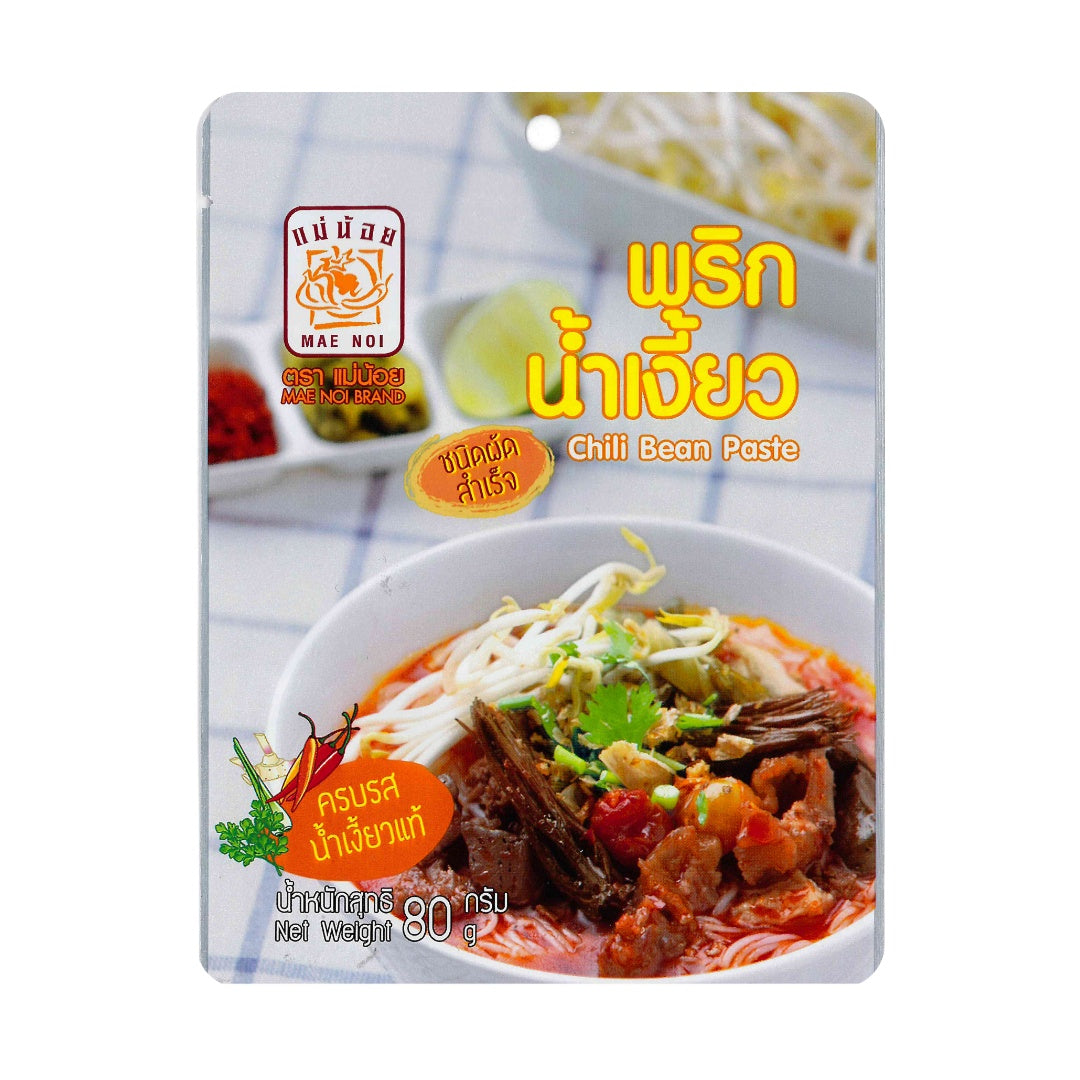 Mae Noi - Thai Northern Style Chili Bean Paste Curry (2 Größen) พริก น้ำเงี้ยว ชนิดผัดสำเร็จ ตรา แม่น้อย