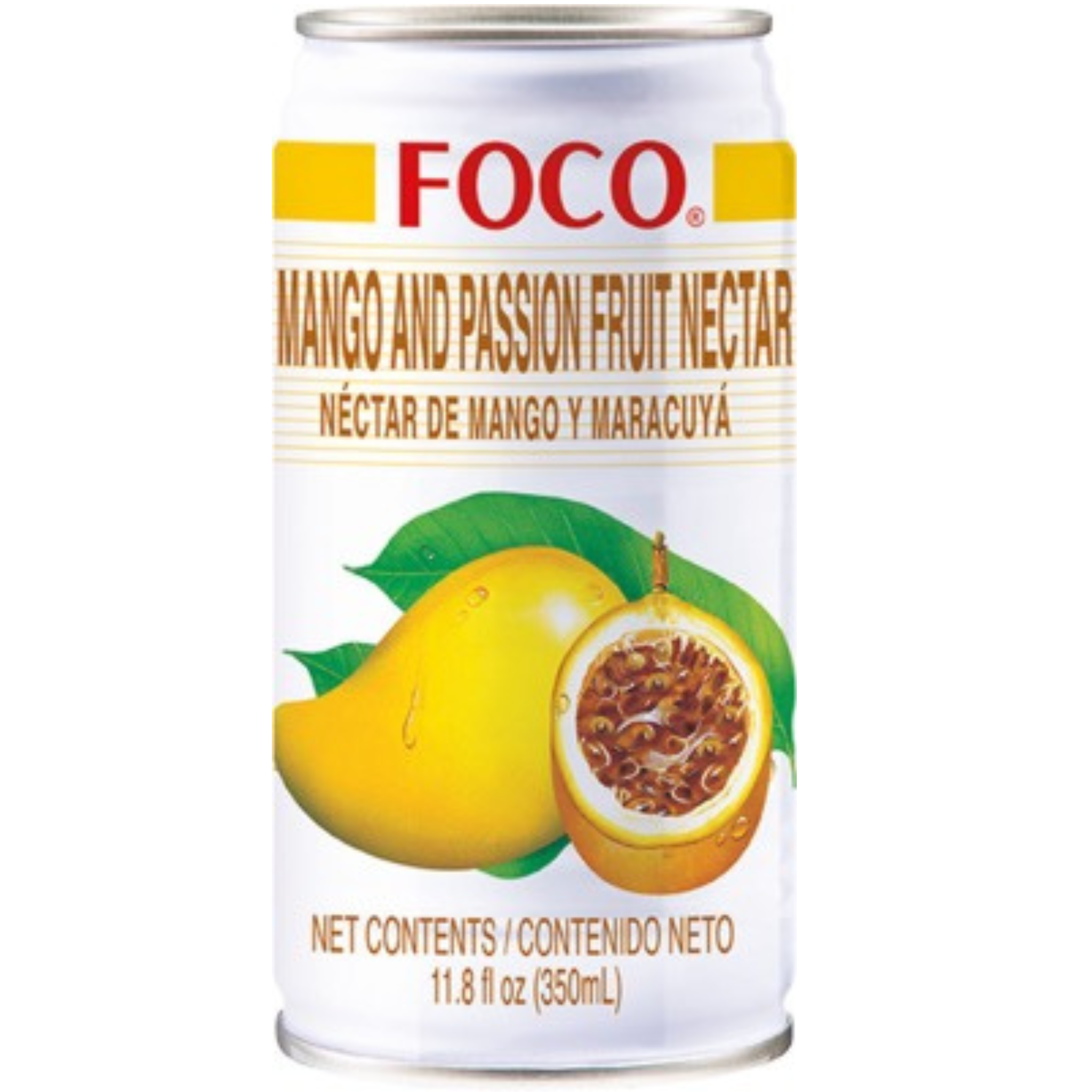 FOCO - Mango and Passion Fruit Drink 350 ml (Dose, inkl. 0,25 € DPG Pfand) น้ำมะม่วง เสาวรส