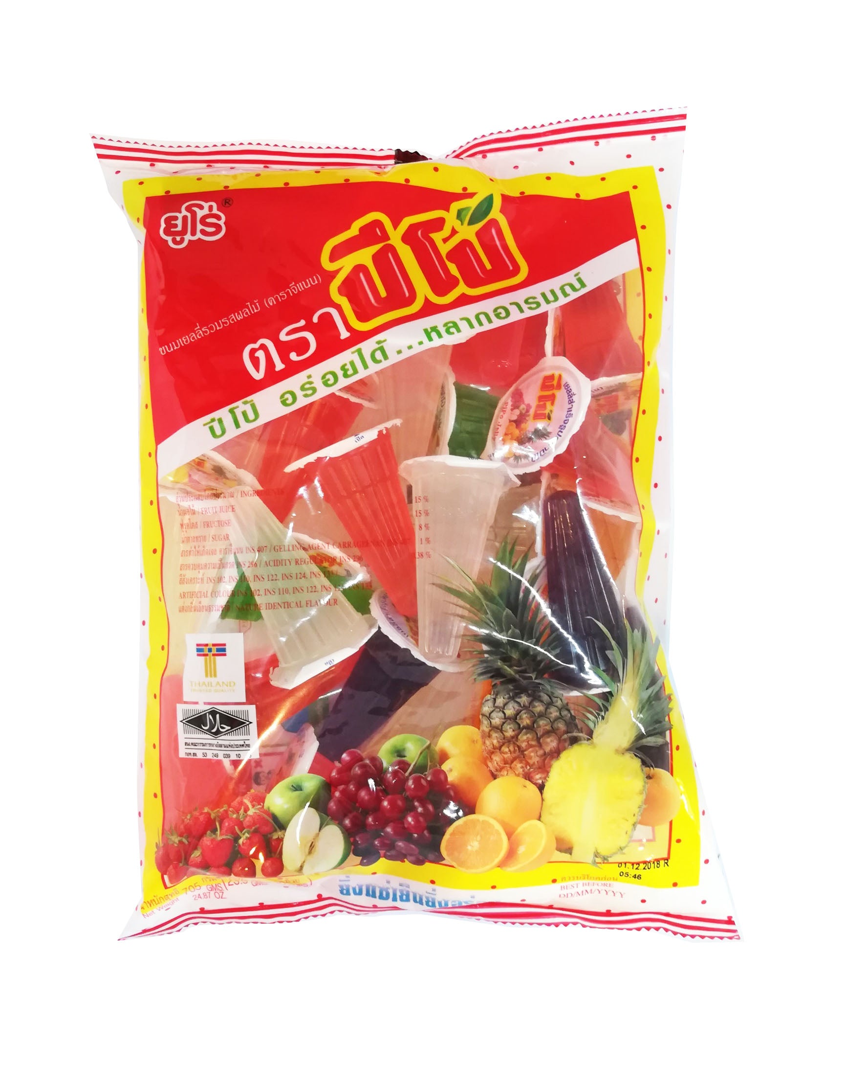 Pipo Jelly 705 g ขนม ปีโป้ 30 ถ้วย