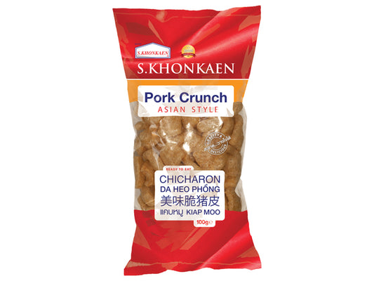 Gebratene Speckkrusten / Fried Pork Crunch S.Khonkaen 100 Gram แคบหมู ส.ขอนแก่น