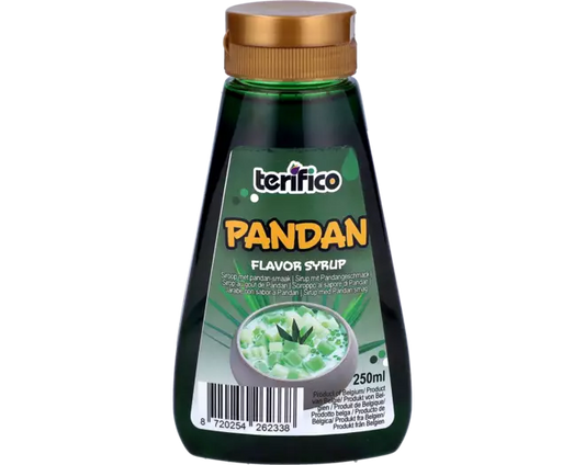 Terifico - Pandan Flavor Syrup 250 ml น้ำเชื่อม กลิ่น ใบเตย