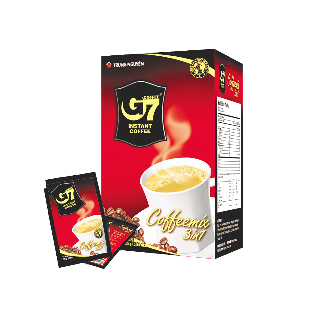 Trung Nguyen – Instant Coffee 3 in 1 G7 Box 10x16g