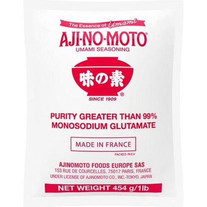 MSG sodium glutamate Ajinomoto ผงชูรส อายิโนะโมะโต๊ะ
