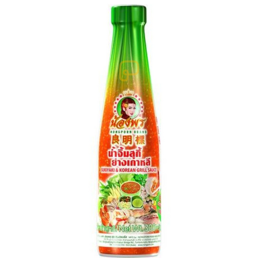 NONGPORN  Sukiyaki & Korean BBQ Sauce 300 ML น้ำจิ้มหมูกระทะ น้ำจิ้มสุกี้