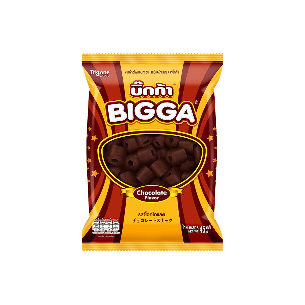 Bigga – Corn Snack (2 Geschmacksrichtungen) je 45 g ขนม บิ๊กก้า