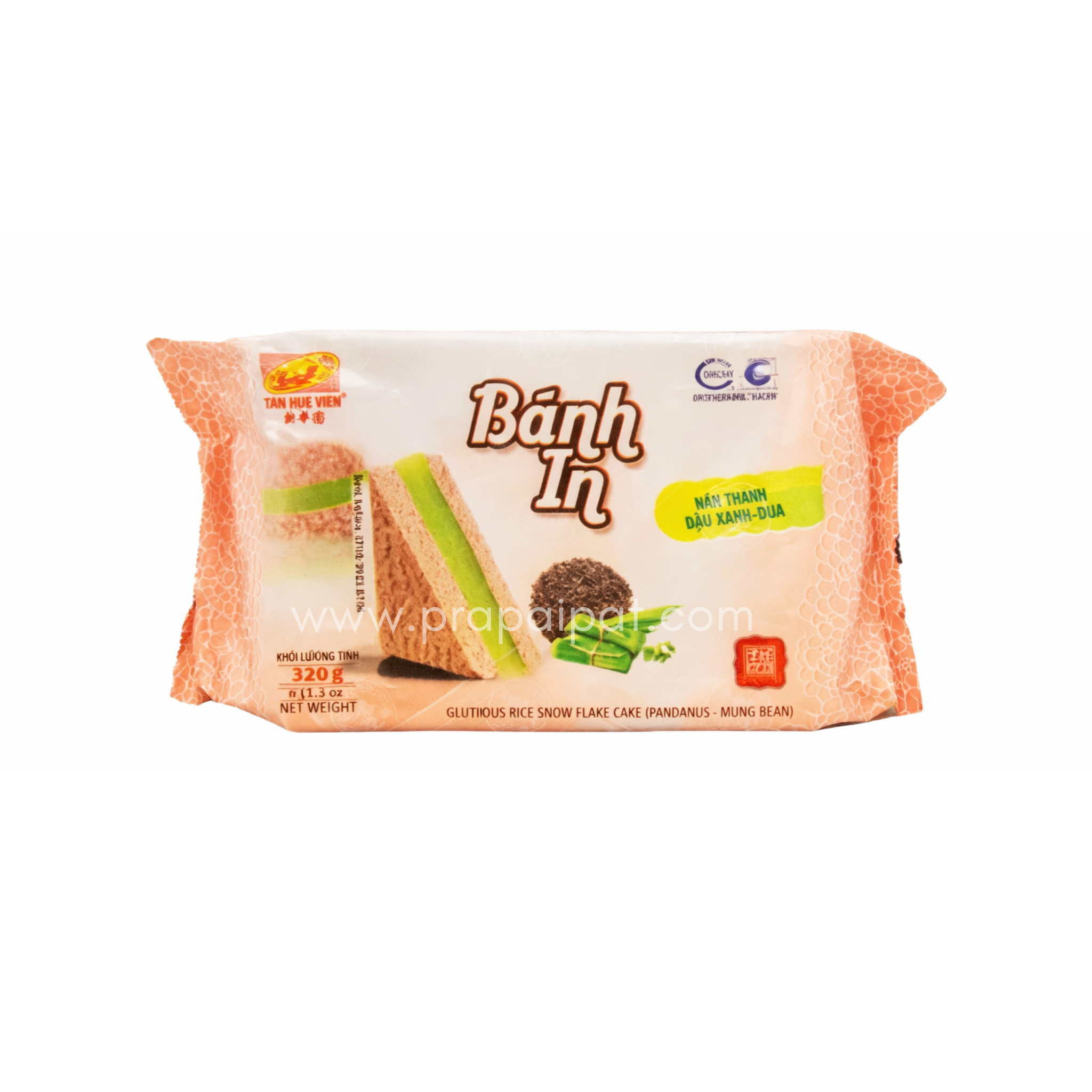 TAN HUE VIEN - Banh In Cake Pandan - Single - 40 g