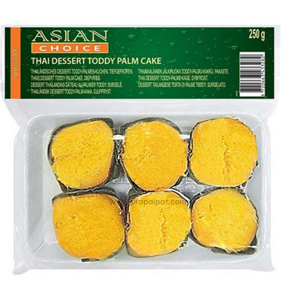 ASIAN CHOICE Thailändisches Dessert Toddy Palm Cake 250 g ขนมตาล📍❄️Tiefkühlprodukte