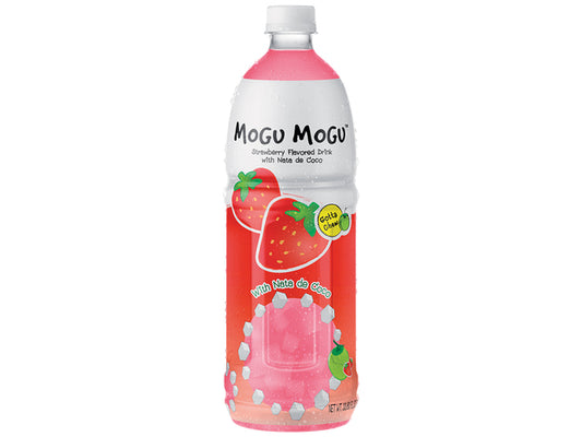 Mogu Mogu Erdbeergetränk mit Nata de Coco 1 L