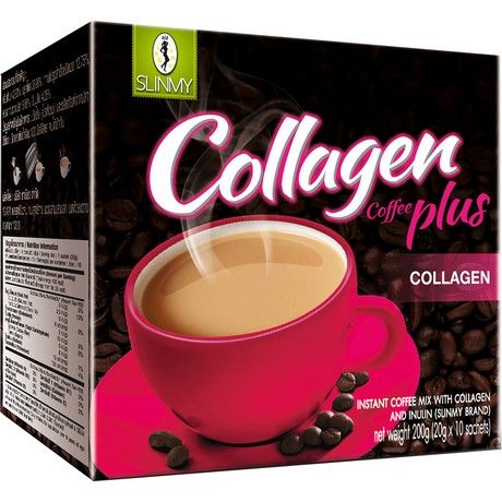 SLINMY Instantkaffee-Mix mit Kollagen 200 g กาแฟ ผสม คอลลาเจน