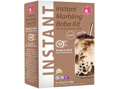 O's bubble - Instant Boba - 240 g ( 4 Packs) Bubble Tea Topioca ชุดชาไข่มุกสำเร็จ