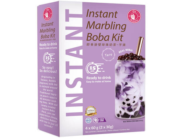 O's bubble - Instant Boba - 240 g ( 4 Packs) Bubble Tea Topioca ชาไข่มุกสำเร็จ
