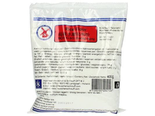 Reismehl Wind Mill Or. foods 400 Gram แป้งข้าวเจ้า