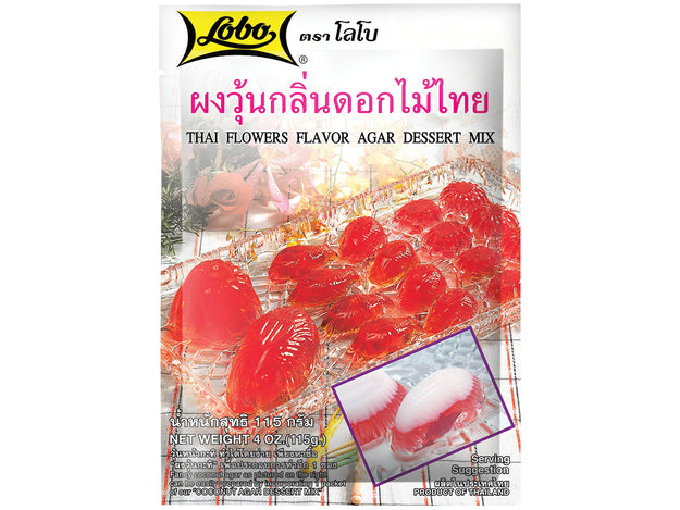 Lobo Agar Dessertmix mit Blütenaroma 115 g ผง วุ้น กลิ่นดอกไม้ไทย