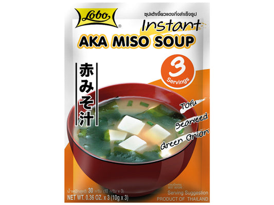 Lobo Instant Aka Miso-Suppe 30 g โลโบ ซุป มิโซะ