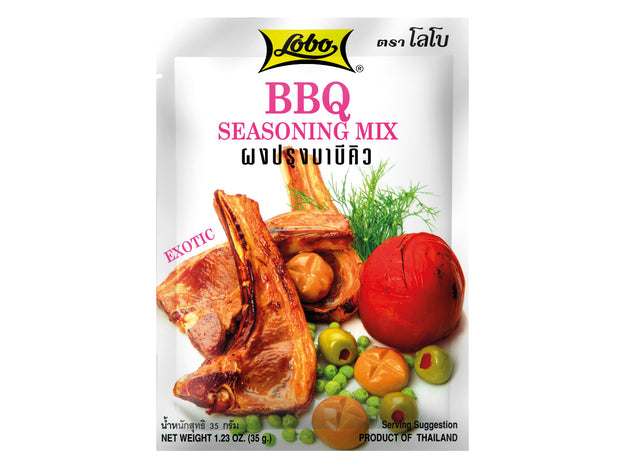 Lobo Würzmix BBQ 35 g โลโบ ผงหมัก บาร์บีคิว