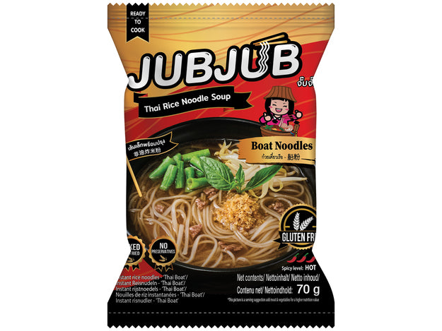JUBJUB Instant Reisnudeln 70 g (verschiedene Geschmacksrichtungen) ก๋วยเตี๋ยว จั๊บจั๊บ