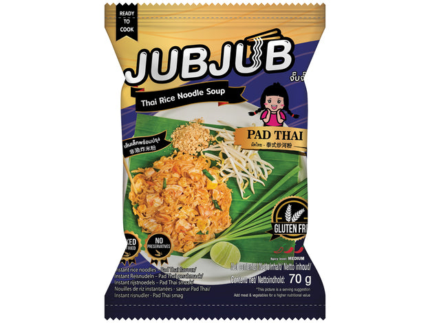 JUBJUB Instant Reisnudeln 70 g (verschiedene Geschmacksrichtungen) ก๋วยเตี๋ยว จั๊บจั๊บ