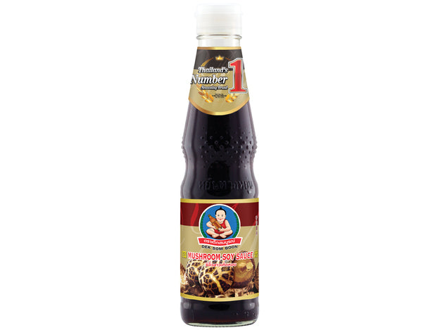 Soy Sauce Mushrooms DEKSOMBOON ซีอิ๊วขาว เห็ดหอม ตราเด็กสมบูรณ์