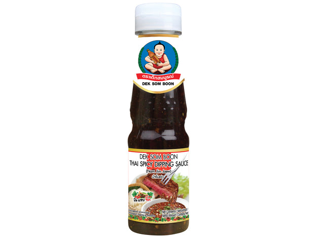 Scharfe Thai Dipsauce (Healthy Boy) Dek Som Boon 135 ml น้ำจิ้มแจ่ว ตราเด็กสมบูรณ์
