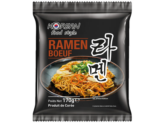 Korean Food Style vorgekochte Ramen Rindfleisch 170 g