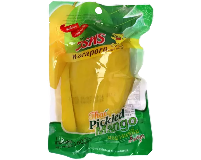 Woraporn Pickled Mango Snack 180 g มะม่วงดอง วรพร