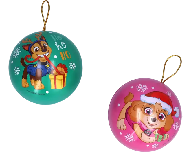 Paw Patrol - Metal Christmas Ball with Candy 5 g