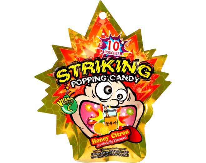 Striking Popping Candy - Honey Citron - 15g