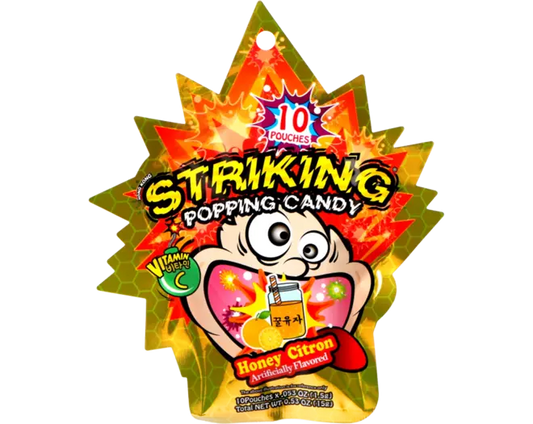 Striking Popping Candy - Honey Citron - 15g