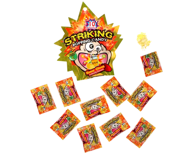 Striking Popping Candy - Honey Citron - 15g